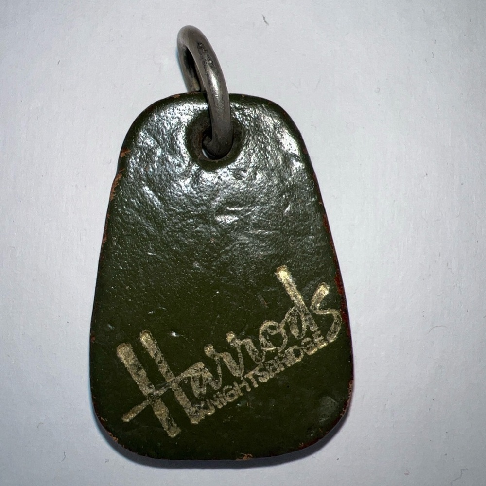 Harrods Tag Maybe Wood London Kinda Faded